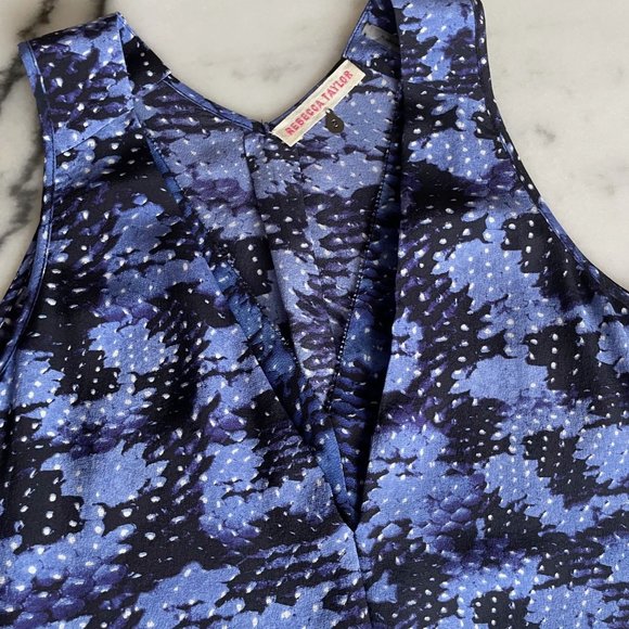 Rebecca Taylor Sleeveless Silk Tank - Picture 6 of 14